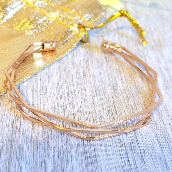 NWOT Geometric Adjustable Bracelet - Picture 3 of 4